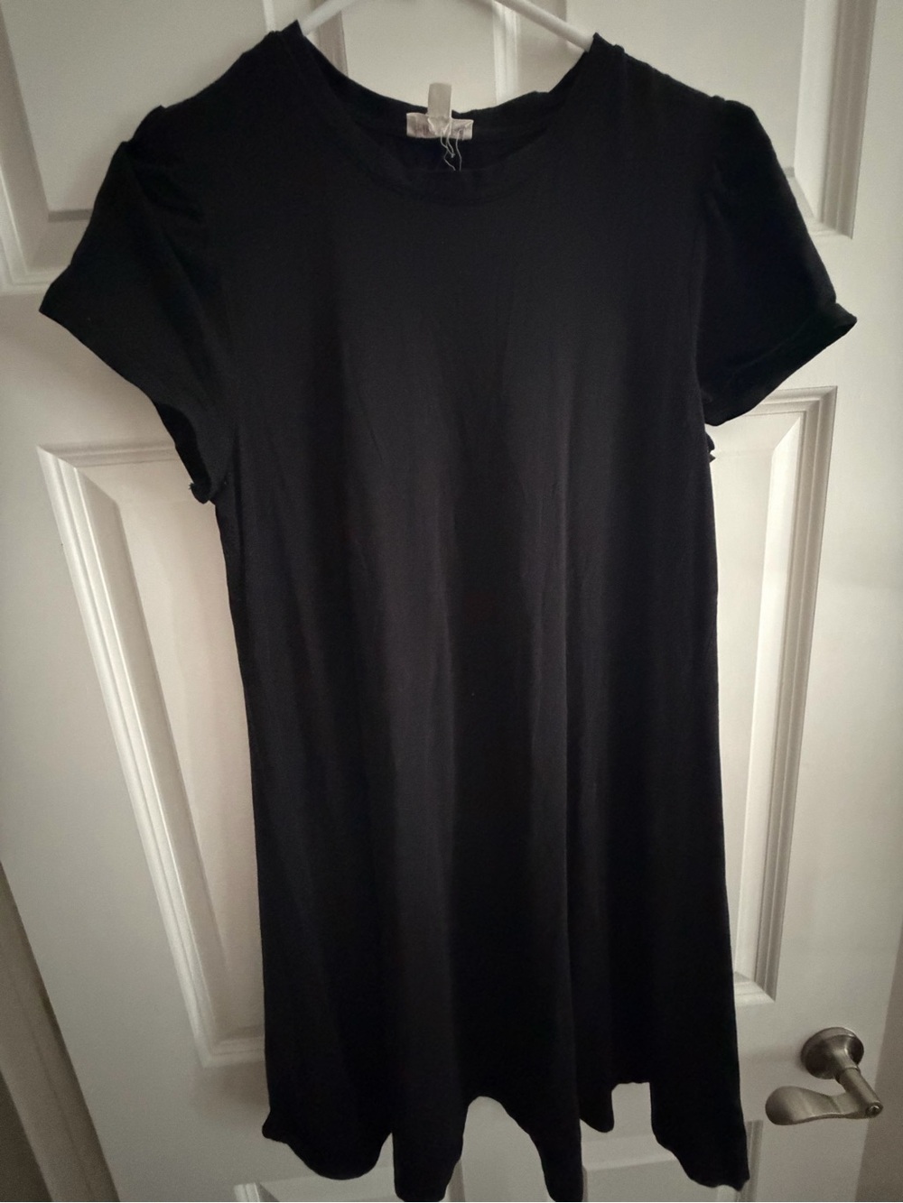 Riley & Rae Black Short Sleeve A-Line Dress